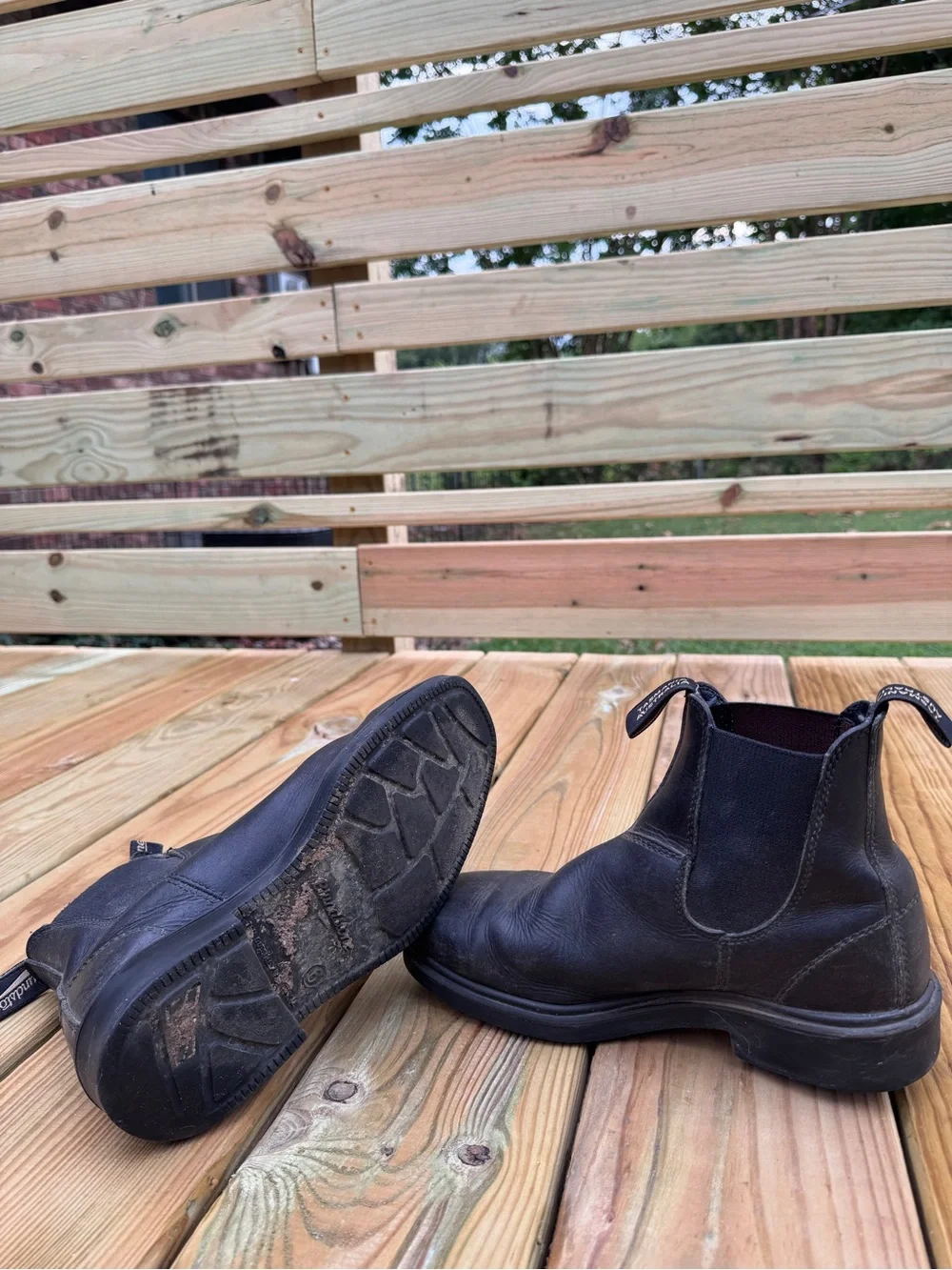 Blundstone Men's Black Chisel Toe Boots #068